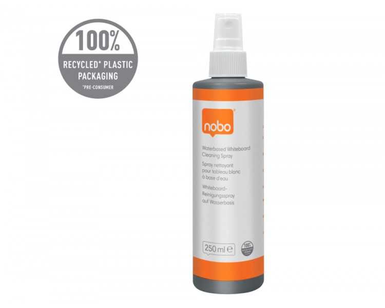 Spray nobo limpiador de pizarras blancas ecologico bote de 250 ml