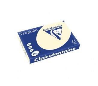 Papel color trophee a3 80gr crema pastel paquete de 500 hojas