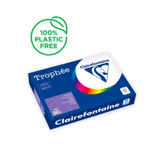 Papel color trophee a4 80gr rosa violeta intenso paquete de 500 hojas