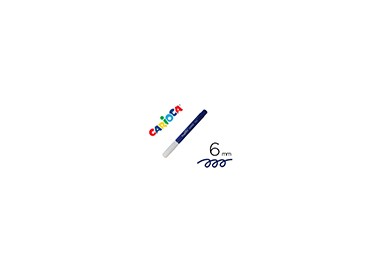 Rotulador carioca jumbo lavable azul punta gruesa 6 mm