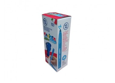 Rotulador carioca jumbo lavable azul punta gruesa 6 mm