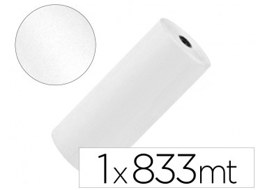 Papel kraft liderpapel blanco bobina 1 mt x 833 mt especial para embalaje peso 50 kg