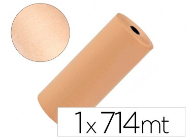 Papel kraft liderpapel marron bobina 1 mt x 714 mt especial para embalaje peso 50 kg