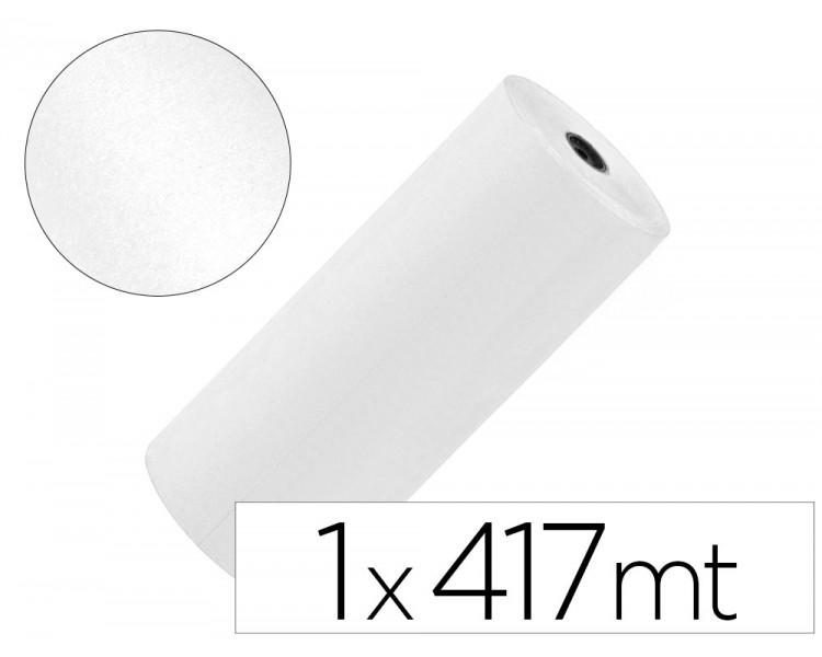 Papel kraft liderpapel blanco bobina 1 mt x 417 mt especial para embalaje peso 25 kg
