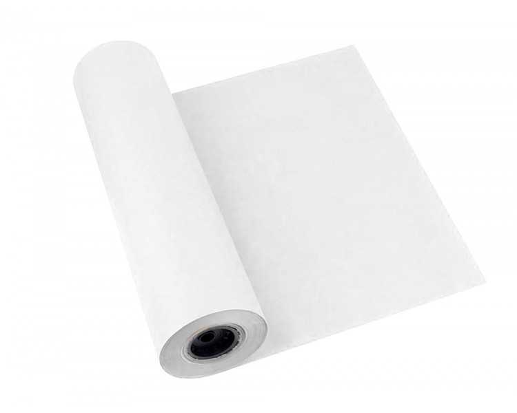 Papel kraft liderpapel blanco bobina 1 mt x 417 mt especial para embalaje peso 25 kg