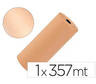Papel kraft liderpapel marron bobina 1 mt x 357 mt especial para embalaje peso 25 kg