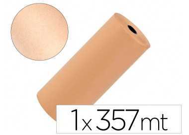Papel kraft liderpapel marron bobina 1 mt x 357 mt especial para embalaje peso 25 kg