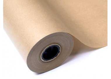 Papel kraft liderpapel marron bobina 1 mt x 357 mt especial para embalaje peso 25 kg