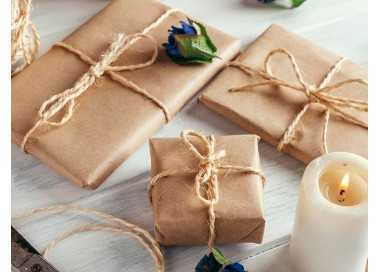 Papel kraft liderpapel marron bobina 1 mt x 357 mt especial para embalaje peso 25 kg