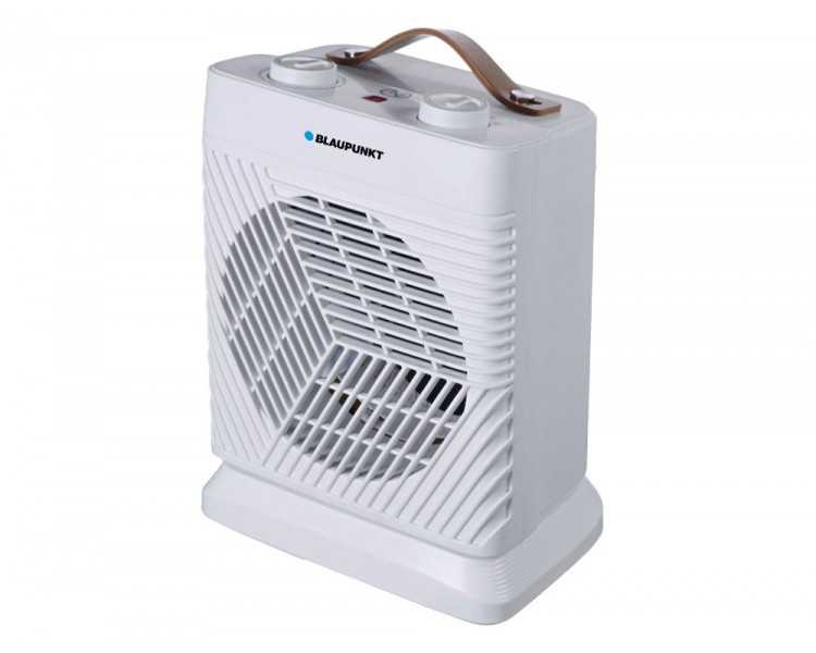 Calefactor de aire blaupunkt 2000w funcion oscilante con asa color blanco