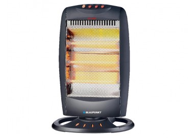Estufa de cuarzo blaupunkt 1200w tres niveles potencia funcion oscilante color negro