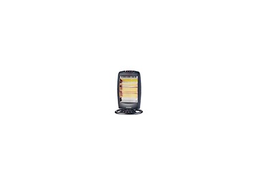 Estufa de cuarzo blaupunkt 1200w tres niveles potencia funcion oscilante color negro