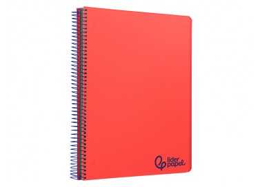 Cuaderno espiral liderpapel a4 micro wonder tapa plastico 120h 90 gr horizontal 5 bandas 4 taladros colores Cuaderno espiral liderpapel a4 micro wonder tapa plastico 120h 90 gr horizontal 5 bandas 4 taladros colores