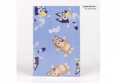 Set de papeleria coloreable bluey