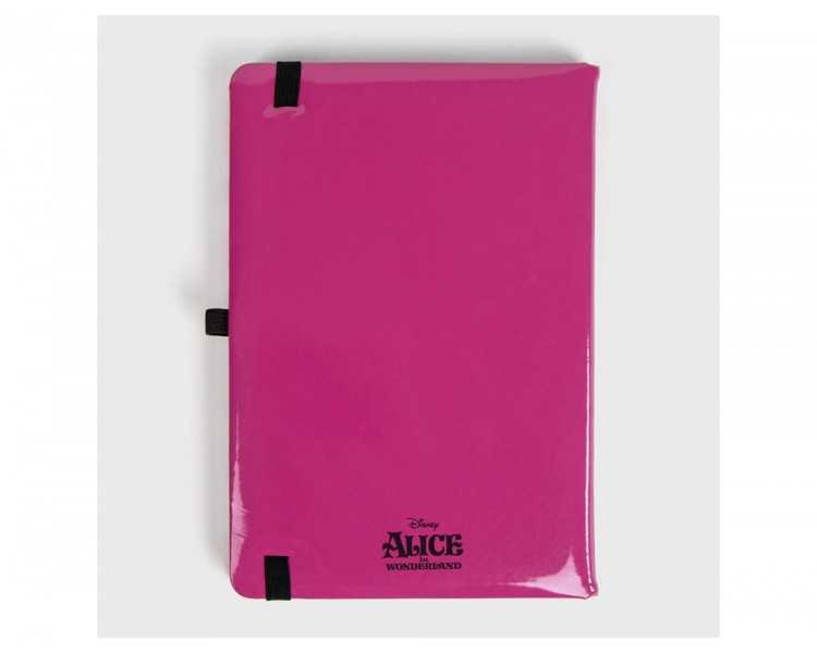 Cuaderno de notas premium disney alicia con gomilla din a5
