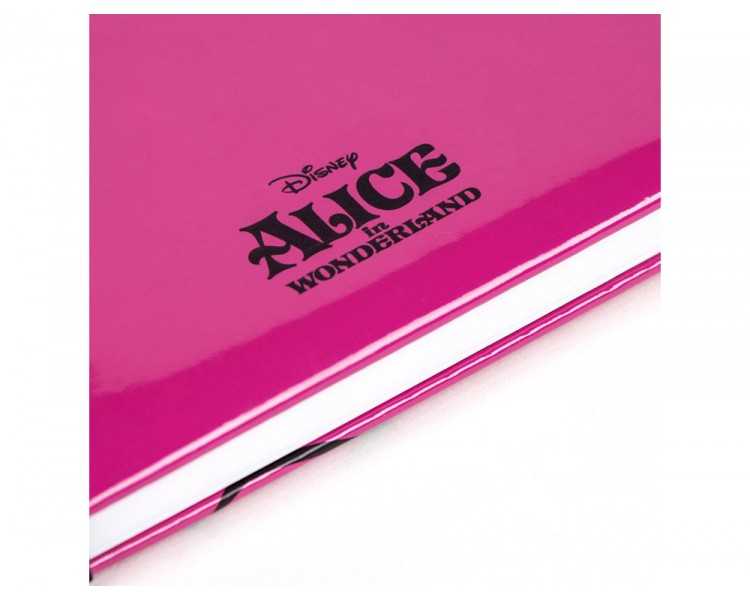 Cuaderno de notas premium disney alicia con gomilla din a5
