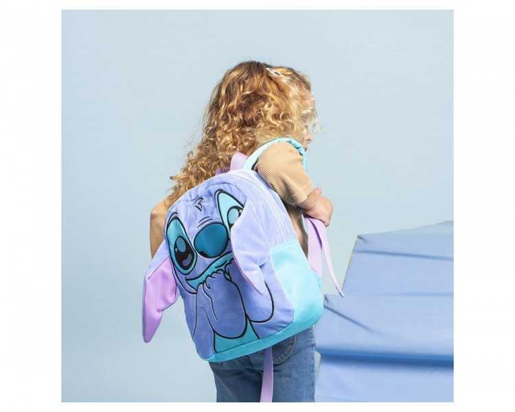 Mochila infantil personaje aplicaciones stitch 210x270x90 mm