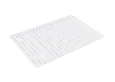Recambio liderpapel a4 100 hojas 100g/m2 pauta 3,5mm con margen 4 taladros