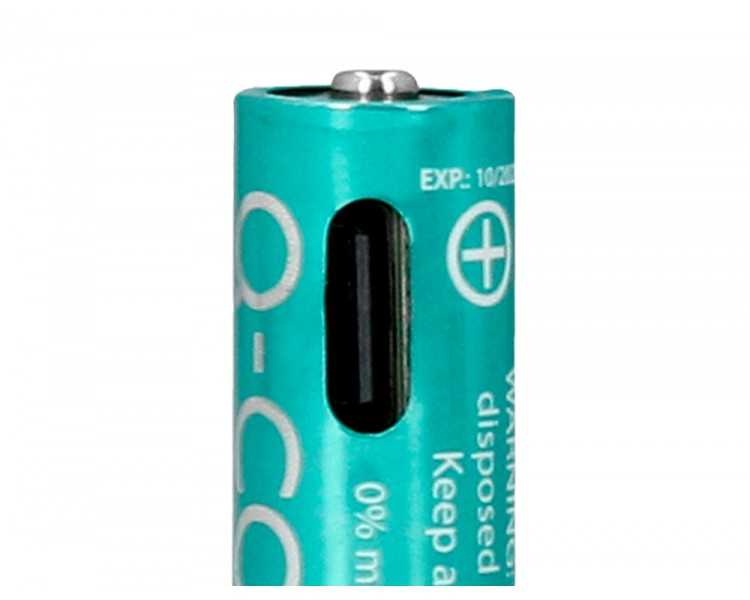 Pila q-connect aaa recargable por usb-c blister de 4 unidades