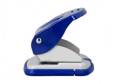 Taladrador q-connect kf14218 azul abertura 2 mm capacidad 20 hojas Taladrador q-connect kf14218 azul abertura 2 mm capacidad 20 hojas