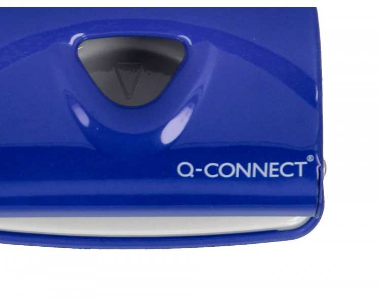 Taladrador q-connect kf14218 azul abertura 2 mm capacidad 20 hojas