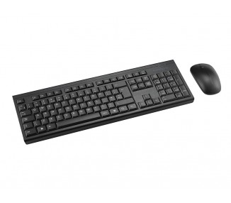 Set teclado y raton kensington km150 eq inalambrico color negro