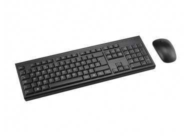 Set teclado y raton kensington km150 eq inalambrico color negro