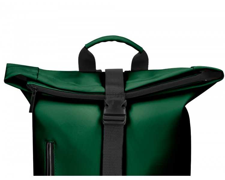 Mochila antartik roll pack waterproof enrollable gran capacidad verde militar 480x130x280 mm