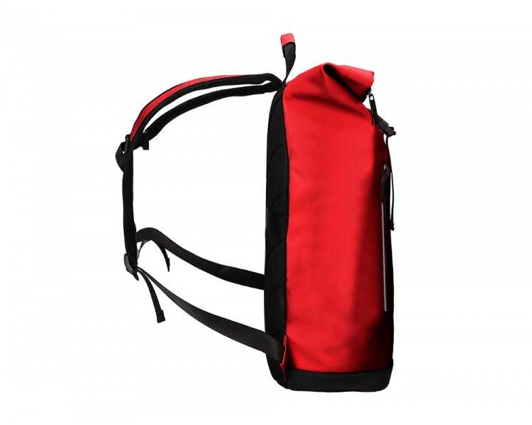 Mochila antartik roll pack waterproof enrollable gran capacidad granate 480x130x280 mm