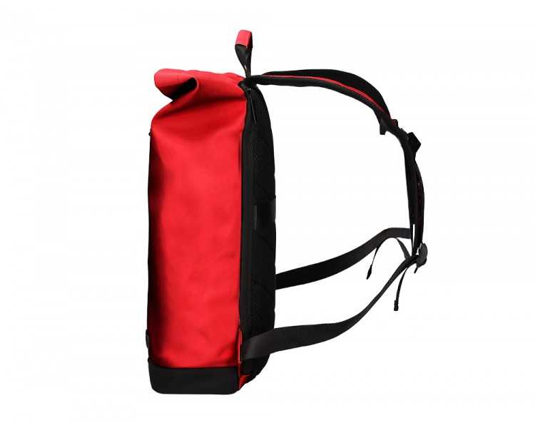 Mochila antartik roll pack waterproof enrollable gran capacidad granate 480x130x280 mm