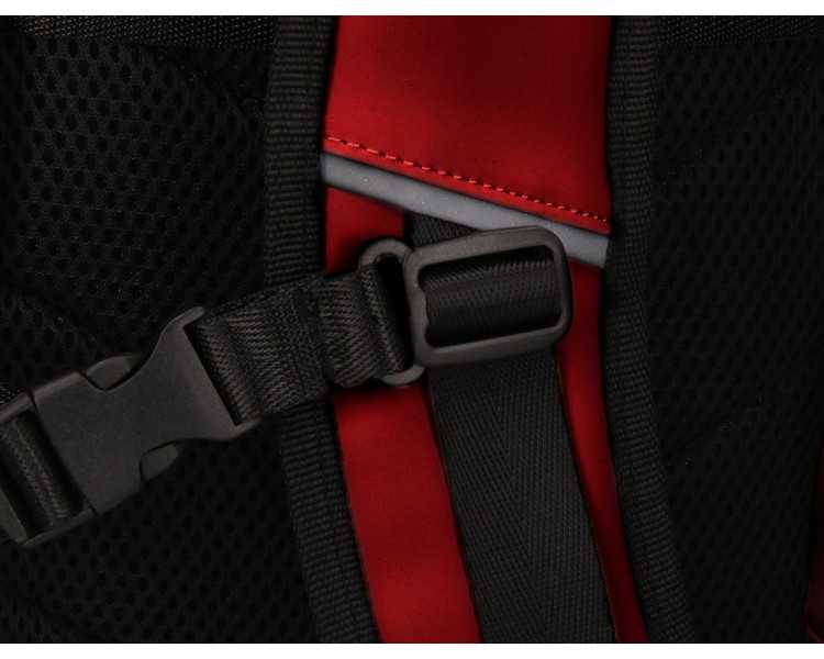 Mochila antartik roll pack waterproof enrollable gran capacidad granate 480x130x280 mm