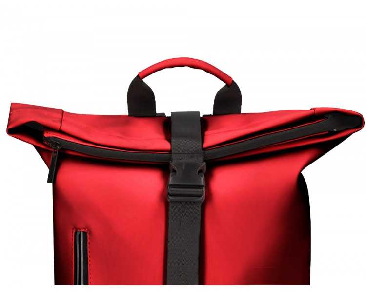 Mochila antartik roll pack waterproof enrollable gran capacidad granate 480x130x280 mm