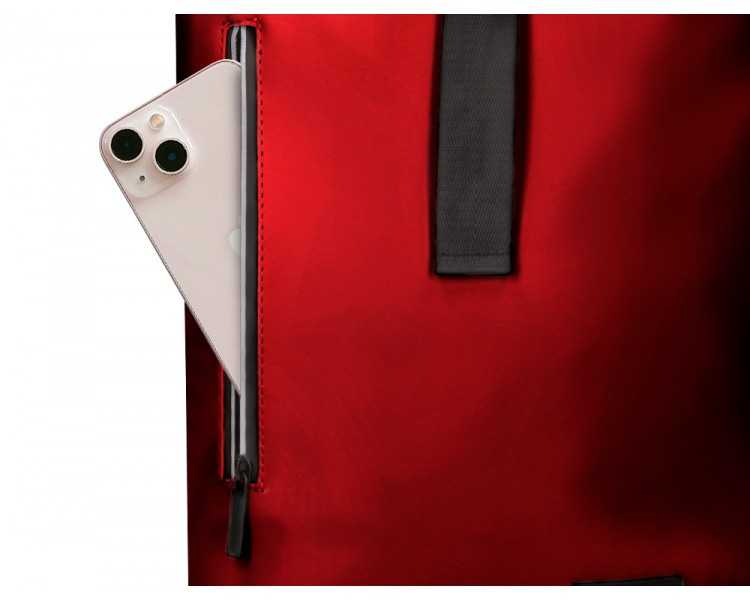 Mochila antartik roll pack waterproof enrollable gran capacidad granate 480x130x280 mm