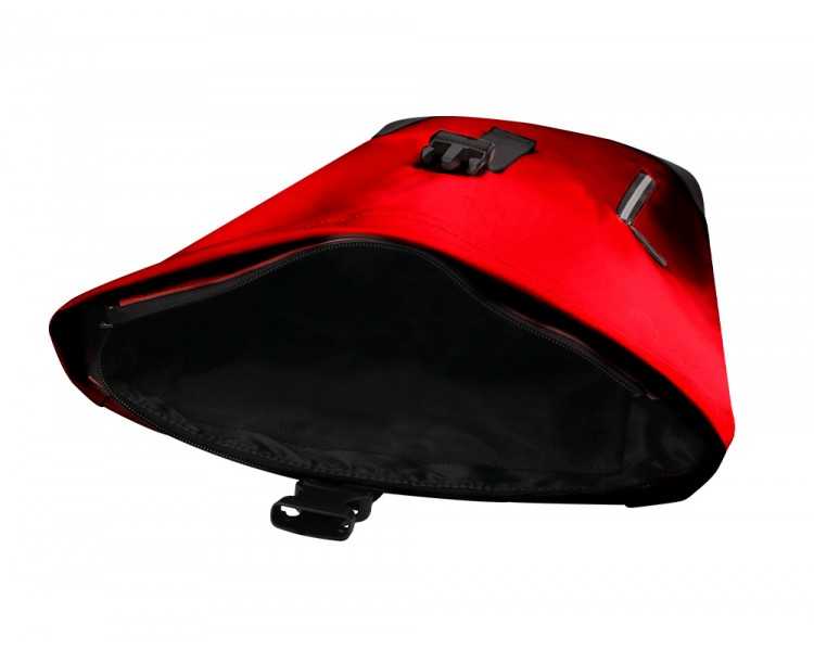 Mochila antartik roll pack waterproof enrollable gran capacidad granate 480x130x280 mm