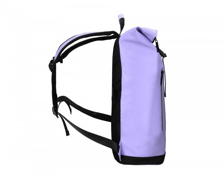 Mochila antartik roll pack waterproof enrollable gran capacidad color lavanda 480x130x280mm