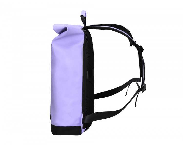 Mochila antartik roll pack waterproof enrollable gran capacidad color lavanda 480x130x280mm