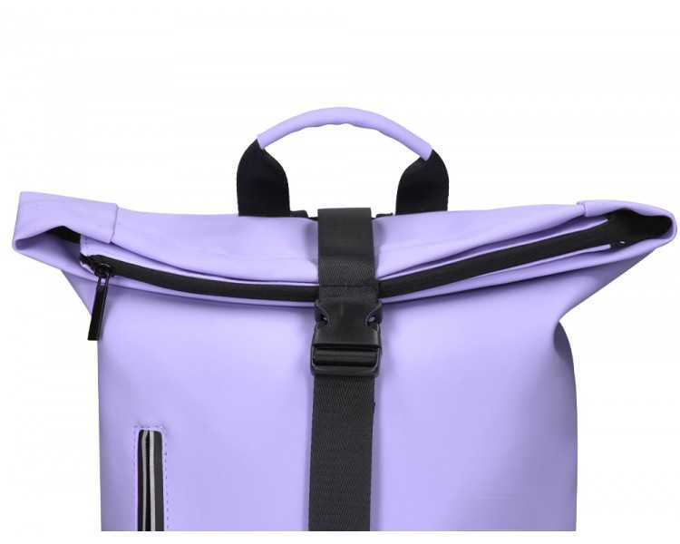 Mochila antartik roll pack waterproof enrollable gran capacidad color lavanda 480x130x280mm