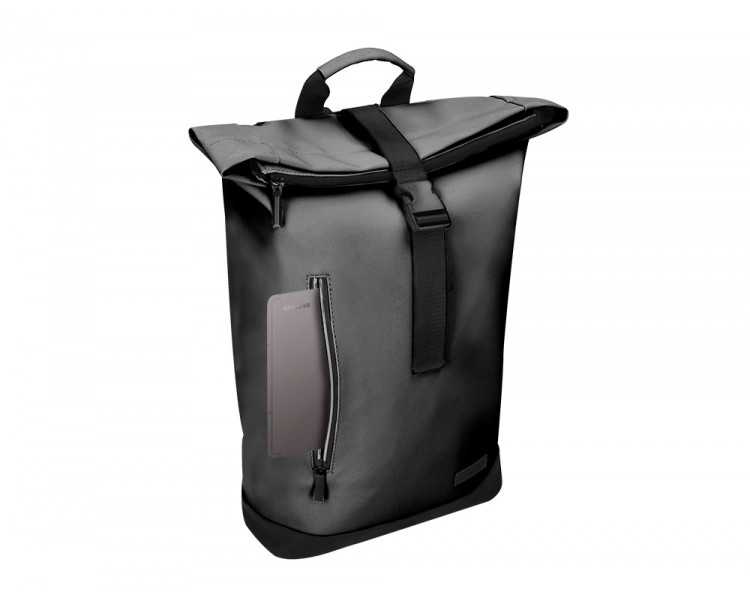 Mochila antartik roll pack waterproof enrollable gran capacidad gris 480x130x280 mm