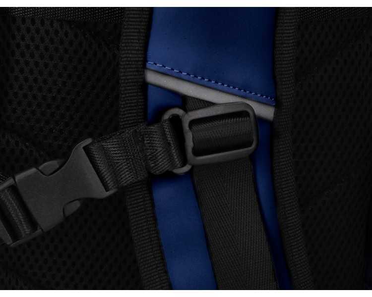 Mochila antartik roll pack waterproof enrollable gran capacidad azul marino 480x130x280mm