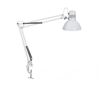 Lampara de escritorio maul study con pinza color blanco 170x440x350 mm