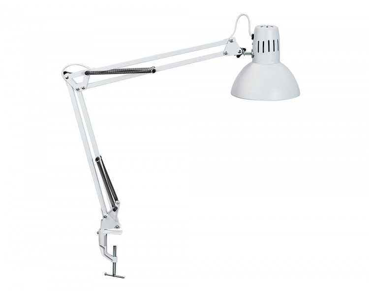 Lampara de escritorio maul study con pinza color blanco 170x440x350 mm