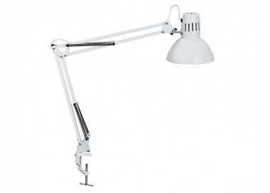 Lampara de escritorio maul study con pinza color blanco 170x440x350 mm