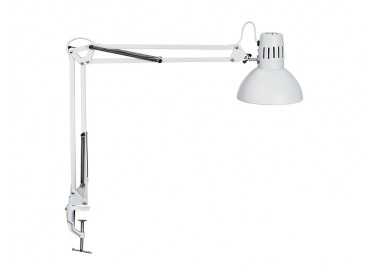 Lampara de escritorio maul study con pinza color blanco 170x440x350 mm