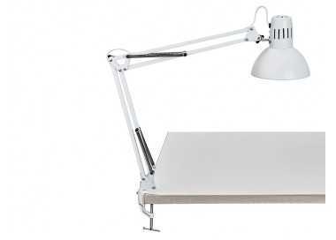 Lampara de escritorio maul study con pinza color blanco 170x440x350 mm