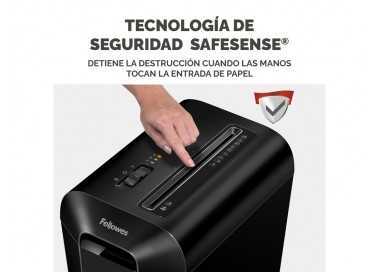 Destructora de documentos fellowes lx65 capacidad 10h seguridad p4 destruye grapas clips y tarjetas