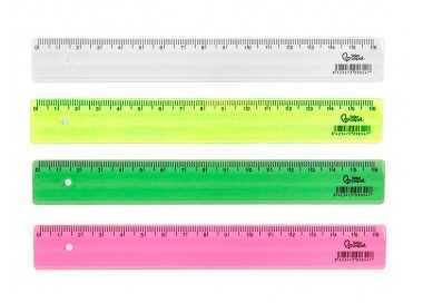Regla liderpapel plastico 16 cm cubilete con 100 unidades colores surtidos