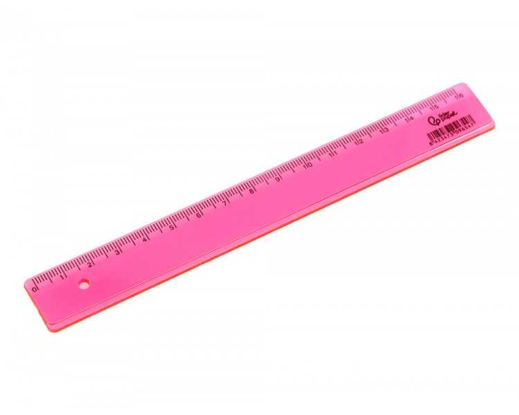 Regla liderpapel plastico 16 cm cubilete con 100 unidades colores surtidos