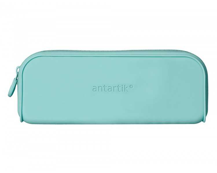 Estuche portatodo antartik prisma silicona soft rectangular 185x50x75 mm menta