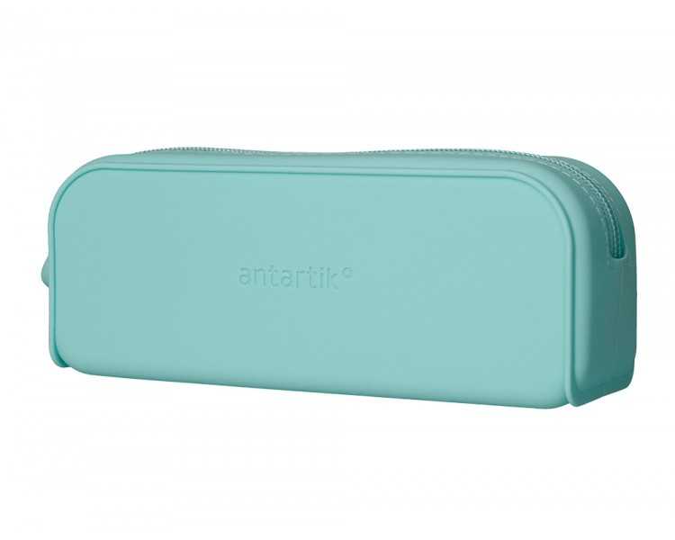 Estuche portatodo antartik prisma silicona soft rectangular 185x50x75 mm menta