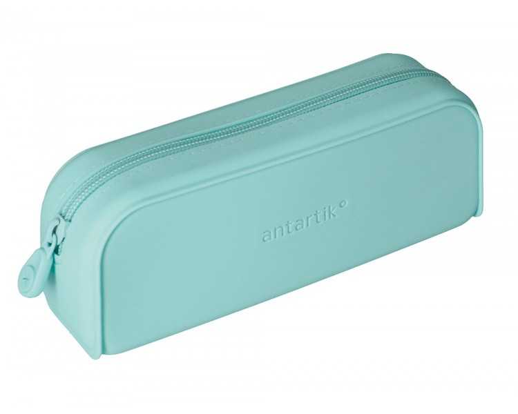 Estuche portatodo antartik prisma silicona soft rectangular 185x50x75 mm menta